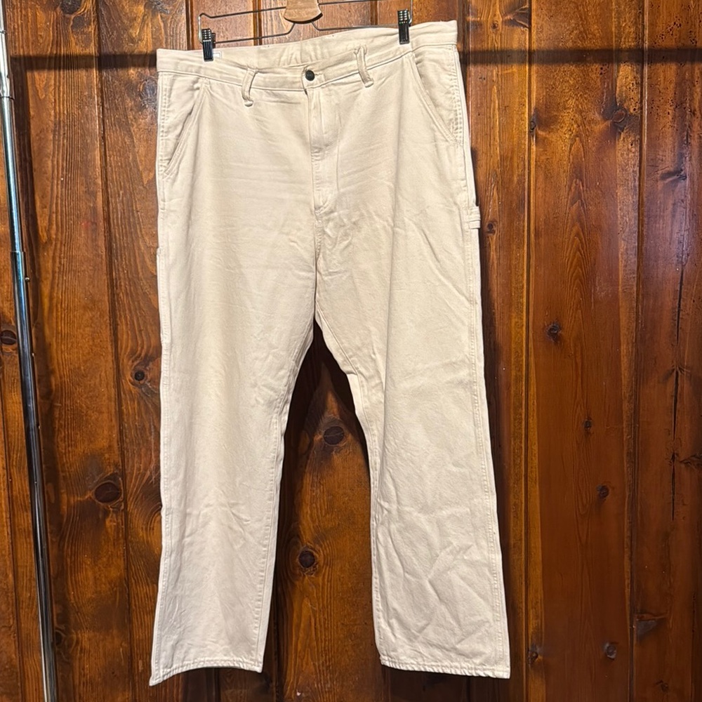 GAP Cream Denim Carpenter